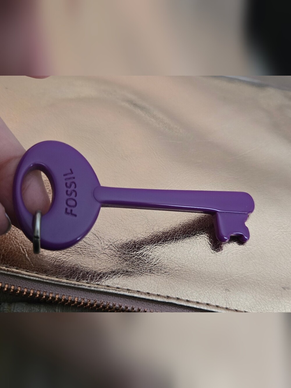 New Large Fossil Purple Key
